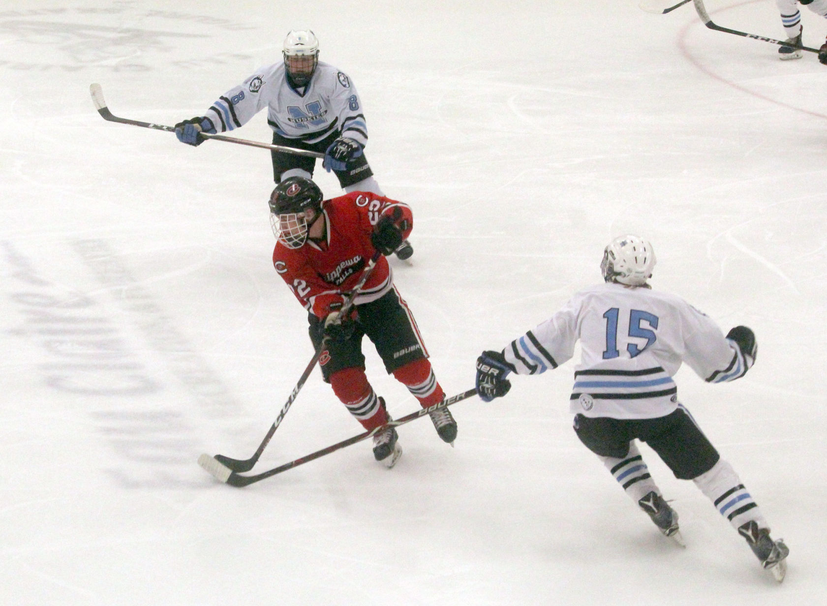 Chi-Hi boys hockey at Eau Claire North 2-19-19